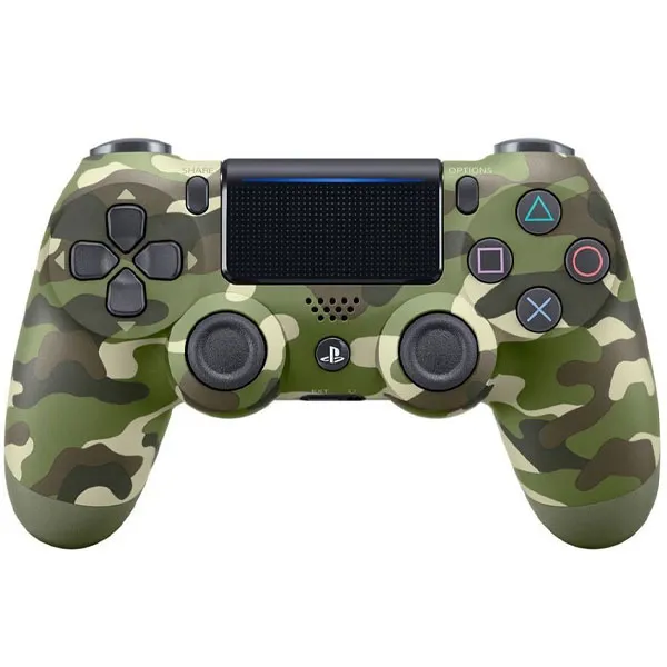 Controle Sem Fio Sony DUALSHOCK 4 CUH-ZCT2U para PlayStation 4 - Camuflagem Verde