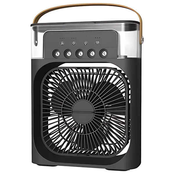Mini Ventilador Prosper P207-P 3 Aspas 10 watts con Humidificador - Negro