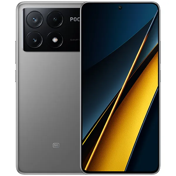 Smartphone Xiaomi POCO X6 Pro 5G NFC Dual SIM de 256GB/8GB RAM de 6.67" 64+8+2MP/16MP - Racing Grey (India)