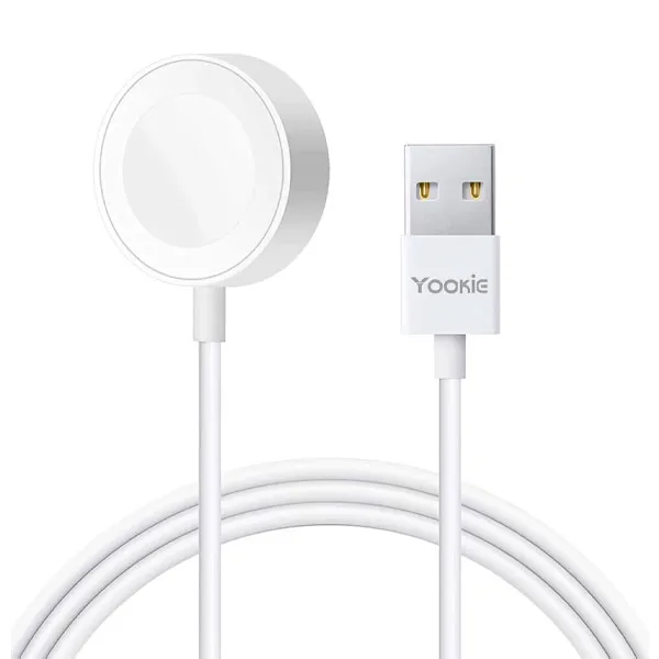 CARREGADOR WIRELESS YOOKIE KI93 SMARTWATCH MAGNETIC BRANCO