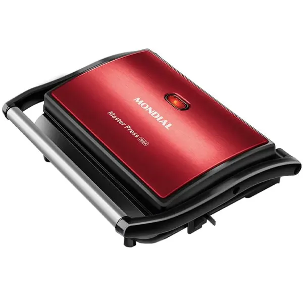 GRILL MONDIAL PG01RC MASTER PRESS INOX 1000WATTS 220V/50/60HZ VRM/PRE