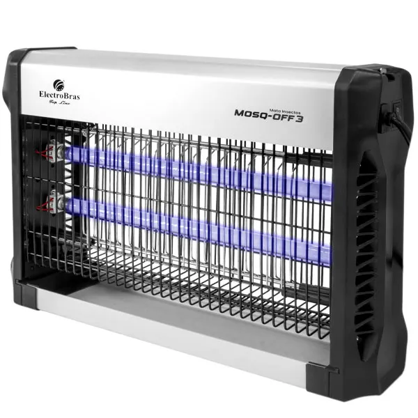 MATA INSETOS ELECTROBRAS EBMI-30 100M2 30WATTS 220V/50/60HZ PRETO/SIL