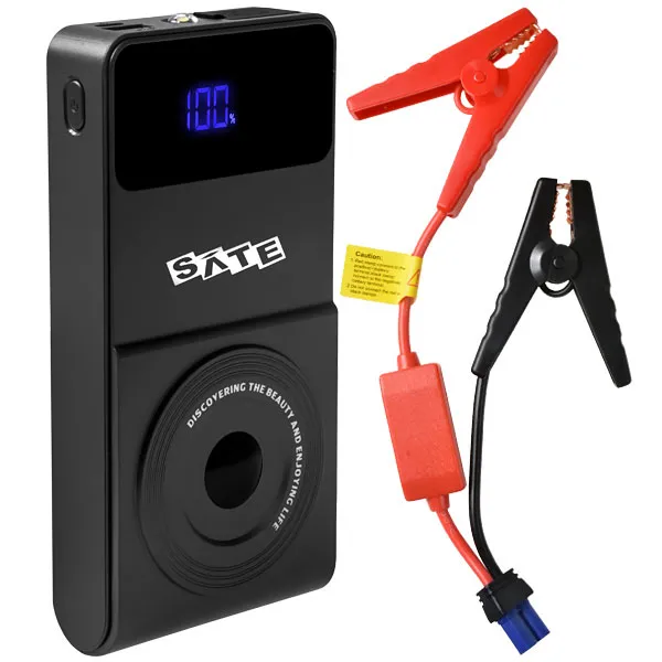 Auxiliar de Partida Satellite A-MP87 de 8.000 mAh com Lanterna - Cinza
