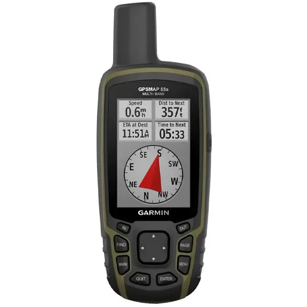 GPS GARMIN MAP 65 MULTIBAND/MULTIGNSS 2.6" 010-02451-00 PRETO