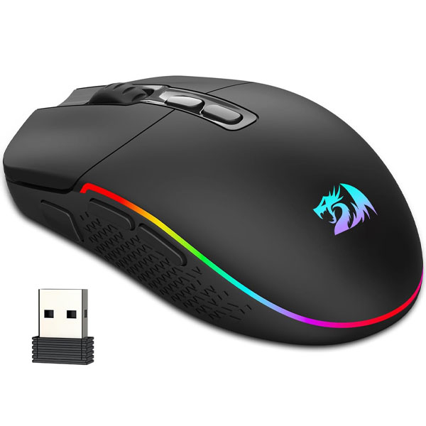 MOUSE REDRAGON M719RGB PRO INVADER PRO WIRELESS GAMING USB OPTICO PRE