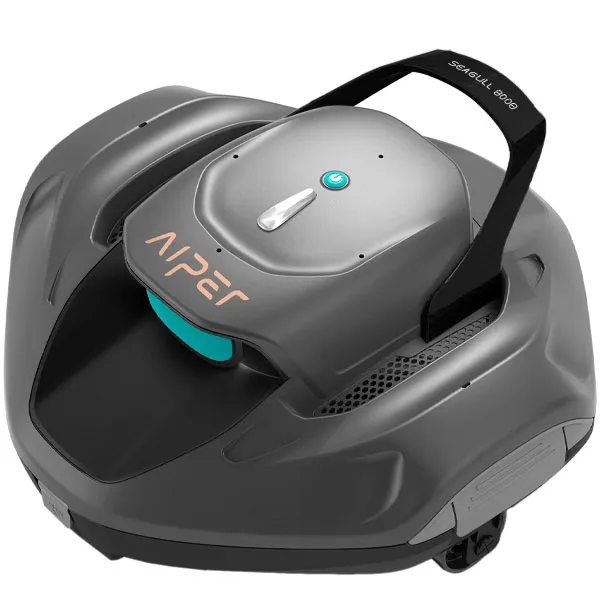 Robô Aspirador para Piscina Aiper Seagull 800B com 30 watts Bivolt - Cinza/Preto