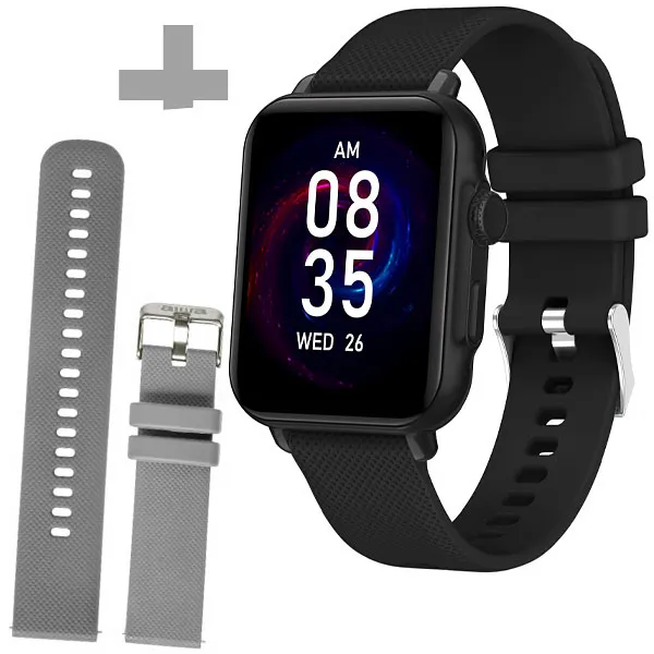 Smartwatch Aiwa AWSF13B con Bluetooth - Preto + Pulseira
