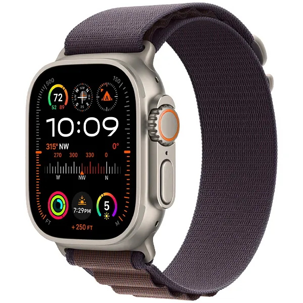 Apple Watch Ultra 2 49 mm/M MRET3LW A2986 GPS + Celular - Titanium/Indigo Alpine Loop