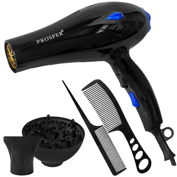 SECADOR PROSPER P-6602 2800WATTS C/DIFUSOR 220V/50/60HZ PRETO/AZUL