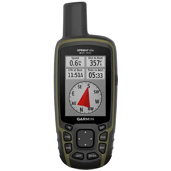 GPS Garmin GPSMAP 65S 010-02451-10 de 2.6" con Bluetooth - Negro/Verde