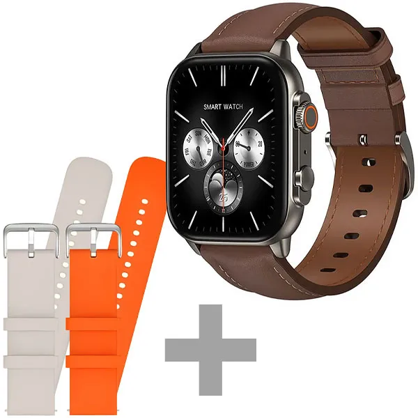 RELOGIO G-TIDE S5 PRO AMOLED SMART WATCH DOURADO/MARROM