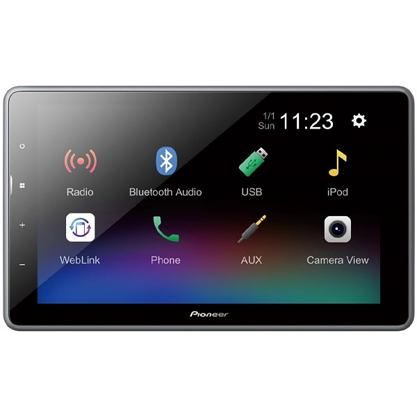 MULT MID PIONEER DMH-AF555BT 9" ANDROID IPHONE BLUETOOTH USB PRETO