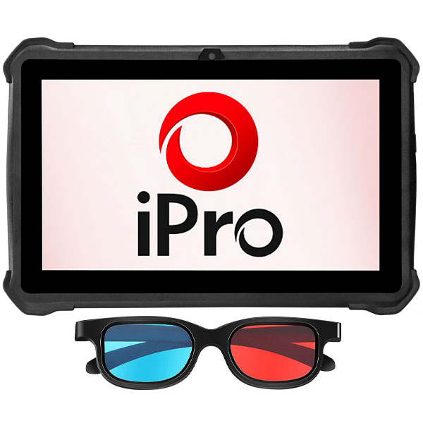 TABLET IPRO TURBO6 7.0" 2GB+32GB WIFI KIDS VERDE/PRETO+OCULOS