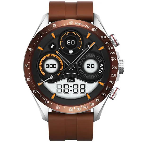 RELOGIO HAYLOU SOLAR PRO LS18 SMART WATCH MARROM