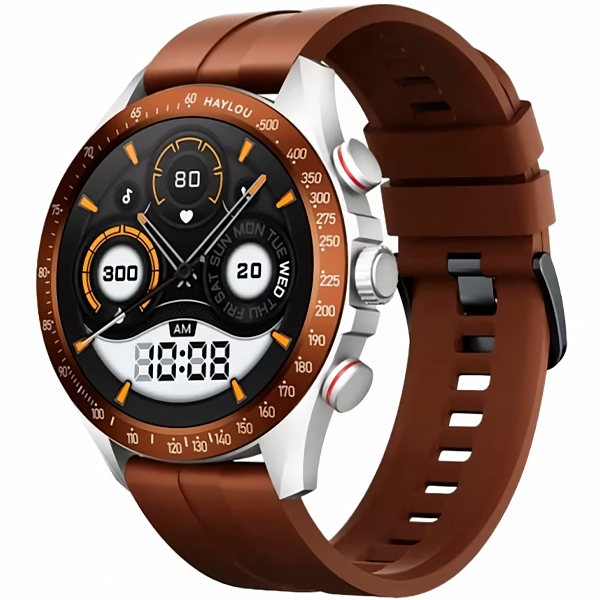 RELOGIO HAYLOU SOLAR PRO LS18 SMART WATCH MARROM