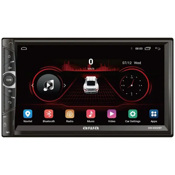 MULT MID AIWA AW-A502BT 7" ANDROID BLUETOOTH USB AUXILIAR FM PRETO