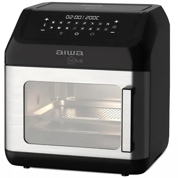 FRITADEIRA ELETRICA AIWA AWOT12 AIR FRYER 12LTS 220V/50/60HZ PRET/SILV