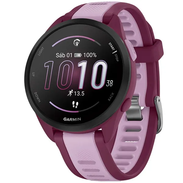 RELOGIO GARMIN FORERUNNER 165 MUSIC SMART WATCH 010-02863-33 ROXO