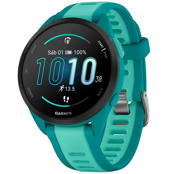 RELOGIO GARMIN FORERUNNER 165 MUSIC SMART WATCH 010-02863-32 AZUL