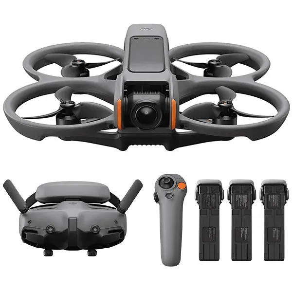 Drone DJI Avata 2 Fly More Combo 4K con GPS - Gris Claro/Grafito
