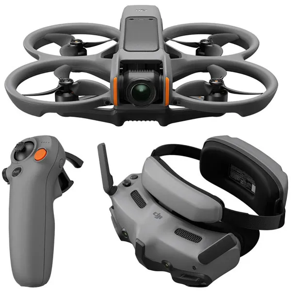 Drone DJI Avata 2 Fly More Combo 4K con GPS - Gris Claro/Grafito