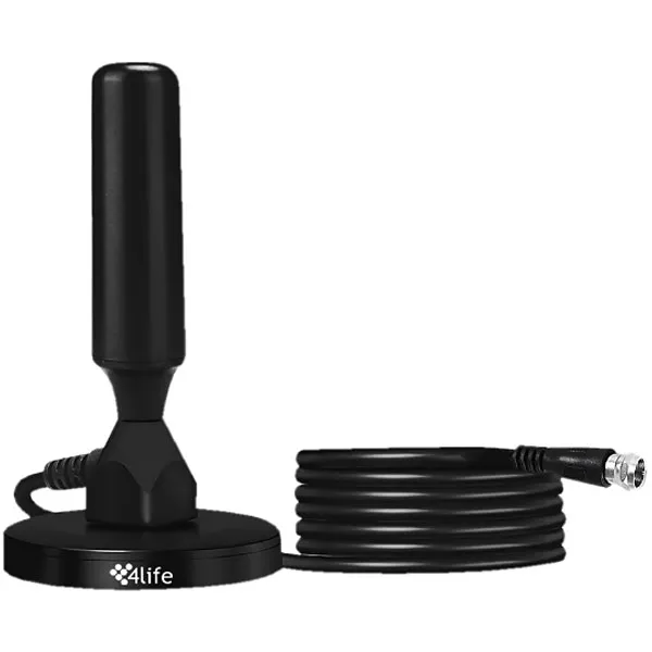 ANTENA TV DIGITAL 4LIFE FLDTV150 INTERNO HDTV PRETO