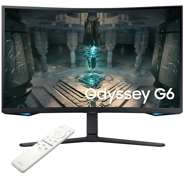 Monitor Gamer Curvo Samsung Odyssey G6 S32BG652EN de 32" Full HD 21:9 240Hz 1 ms GTG con DisplayPort/HDMI