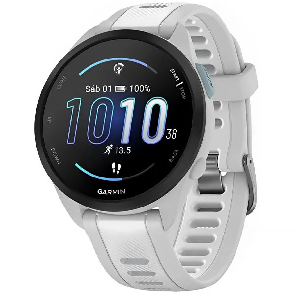 RELOGIO GARMIN FORERUNNER 165 MUSIC AMOLED SMART WATCH 010-02863-31 CI