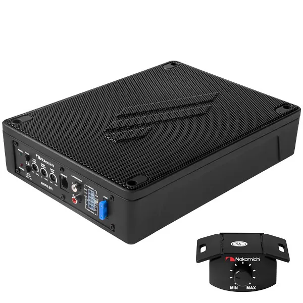 SUBWOOFER AMPLIFICADO NAKAMICHI NBF8.2A 750WATTS PRETO