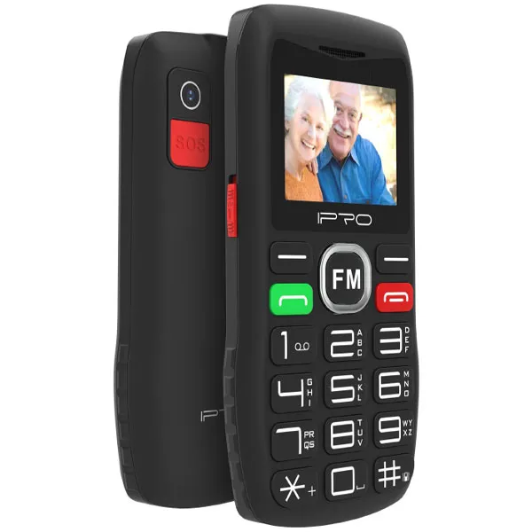 Celular IPRO F188S Dual SIM Tela de 1.8" Câmera/Rádio FM - Preto