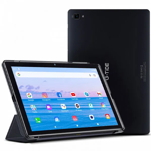 TABLET G-TIDE H1 10.1" 2GB+32GB WIFI PRETO +CAPA AZUL ESCURO