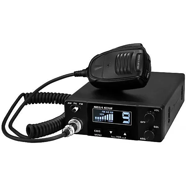 RADIO PX MEGASTAR MG57 343CANAIS FM AM 4PINES PRETO