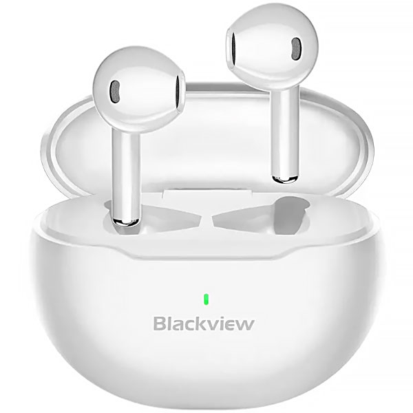 FONE BT BLACKVIEW AIRBUDS6 HQ TRUE WIRELESS C/MICROFONE BRANCO