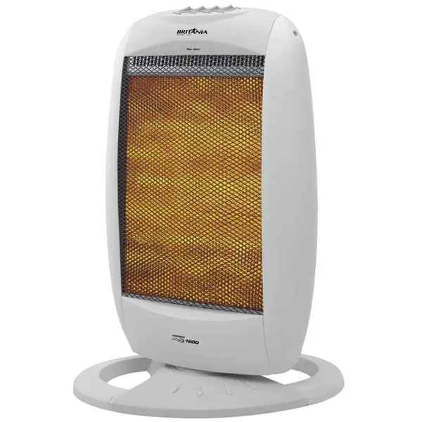 Aquecedor Britânia AB 1200 1.200 watts com Termostato Ajustável 127V ~ 60Hz - Branco