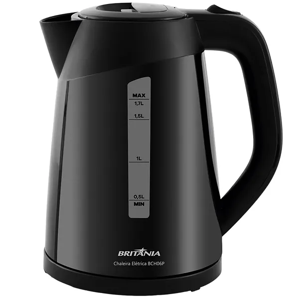 JARRA ELETRICA BRITANIA BCH06P 1.7LITROS 220V/50/60HZ PRETO