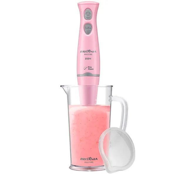 Mixer Britânia BMX370RS 350 watts con Vaso de 800 ml 220V ~ 50/60 Hz - Rosa