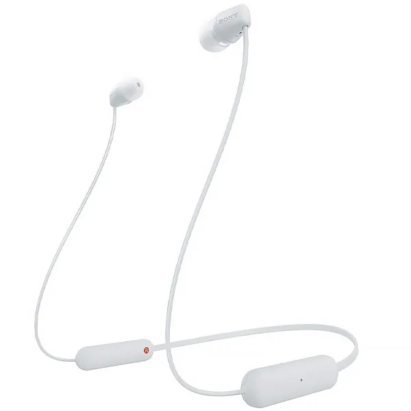 FONE BT SONY WI-C100ZW WIRELESS STEREO HEADSET C/MICROFONE BRANCO