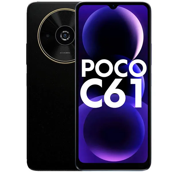 Smartphone Xiaomi POCO C61 Dual SIM de 64GB/4GB RAM de 6.71" 8+2MP/5MP - Dust Black (India)