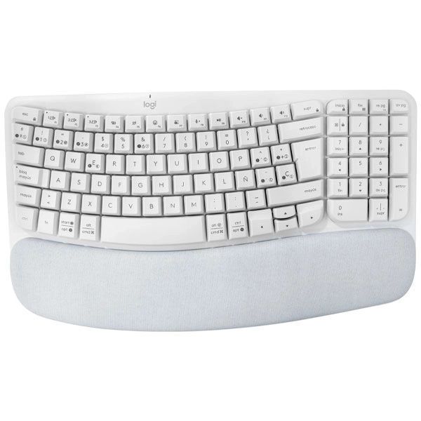 TECLADO LOGITECH WAVE KEYS WIRELESS ESPANHOL BRANCO