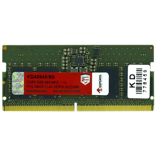 Memoria RAM para Notebook 8GB Keepdata KD48S40/8G DDR5 de 4800MHz