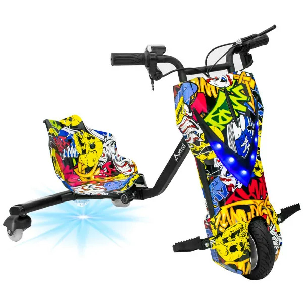 TRICICLO AUDISAT 8" BLUETOOTH LED SPEAKER 250WATTS HIP HOP