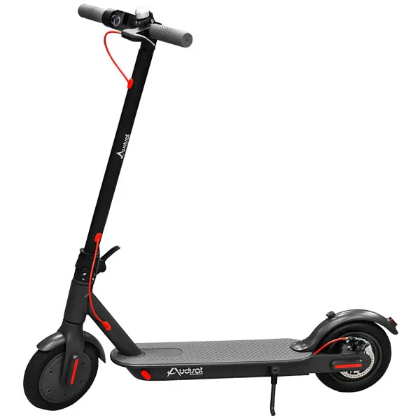 Patinete Elétrico Audisat Electric Scooter MR-3 com Rodas de 8.5" até 25 km/h - Cinza/Preto