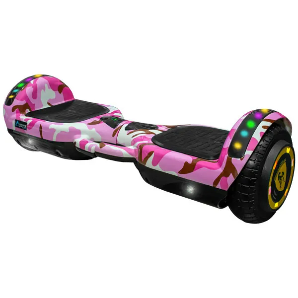 Scooter Eléctrico Audisat 6.5" Bluetooth/Speaker/Bolsa - Camouflaged Pink