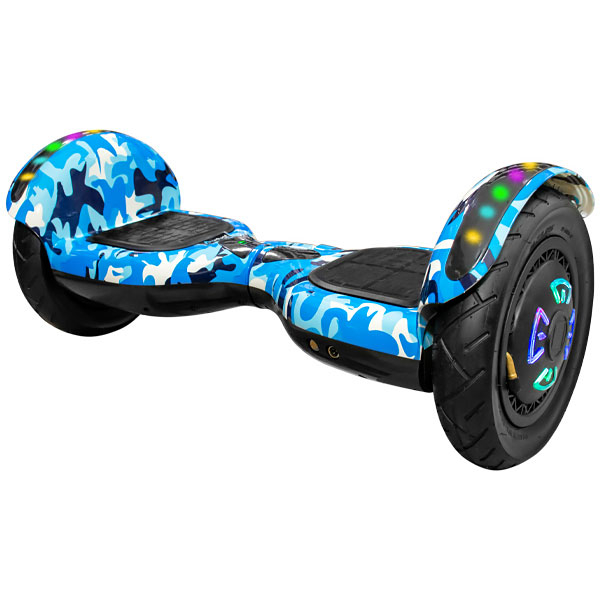 Scooter Elétrico Audisat 10" Bluetooth/Speaker/Bolsa - Camouflaged Blue