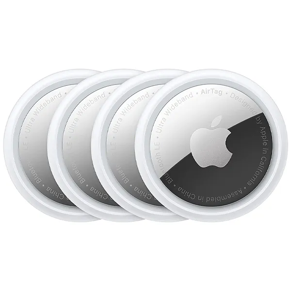 APPLE ACESSORIO AIRTAG PACK 4 MX542LL/A A2187 SILVER/BRANCO