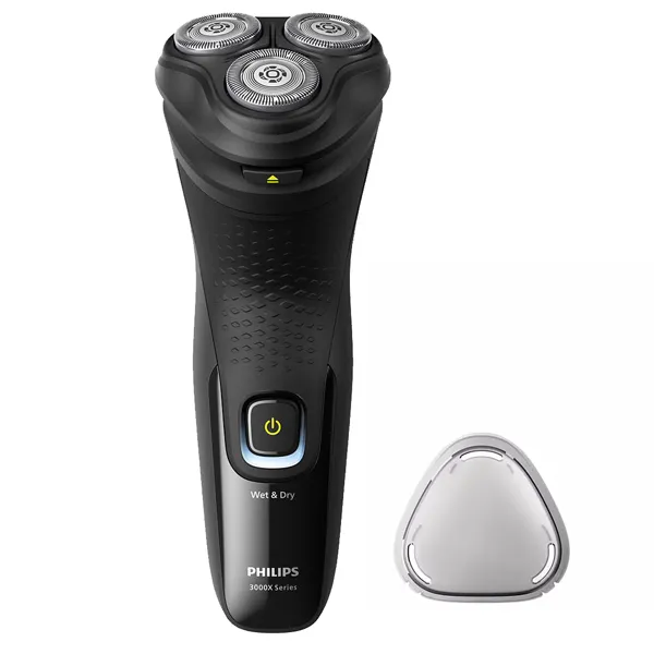 BARBEADOR PHILIPS X3021 3CABECAS RECARREGAVEL 2V PRETO