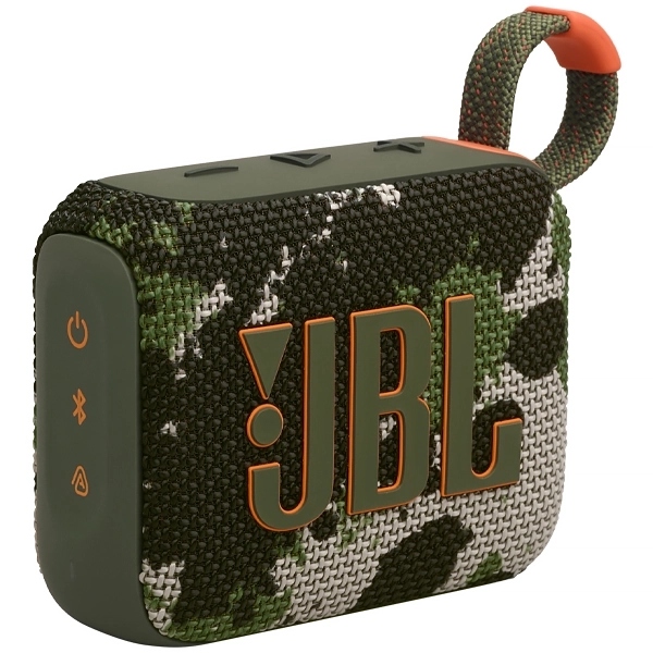Speaker JBL Go 4 4.2 watts RMS com Bluetooth - Camuflagem Militar