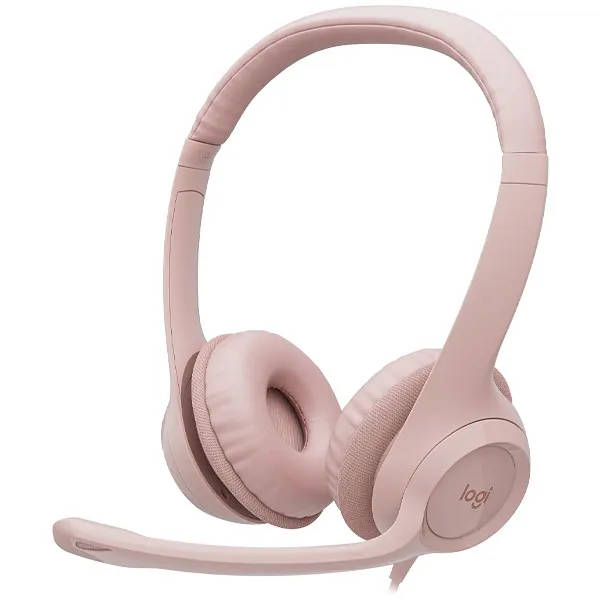 FONE LOGITECH H390 USB C/MICROFONE ARCO ROSA