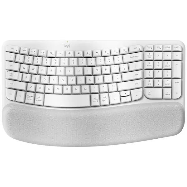 TECLADO LOGITECH WAVE KEYS WIRELESS INGLES BRANCO