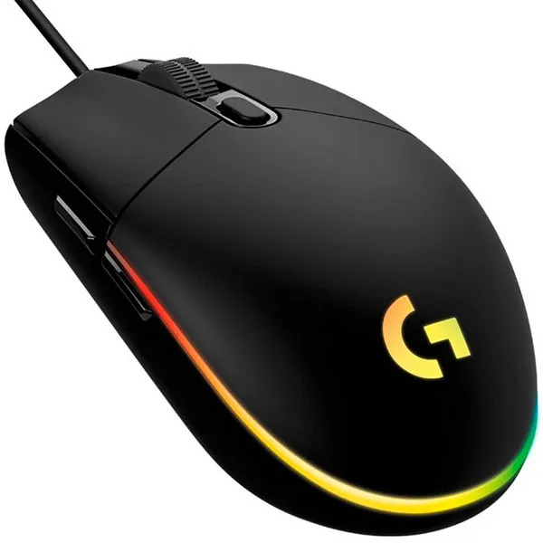 MOUSE LOGITECH G203 LIGHTSYNC GAMER OPTICO PRETO